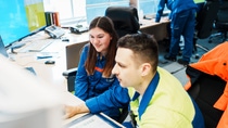 Fotos von Berufsorientierungspraktikum mit und ohne Betreuerin